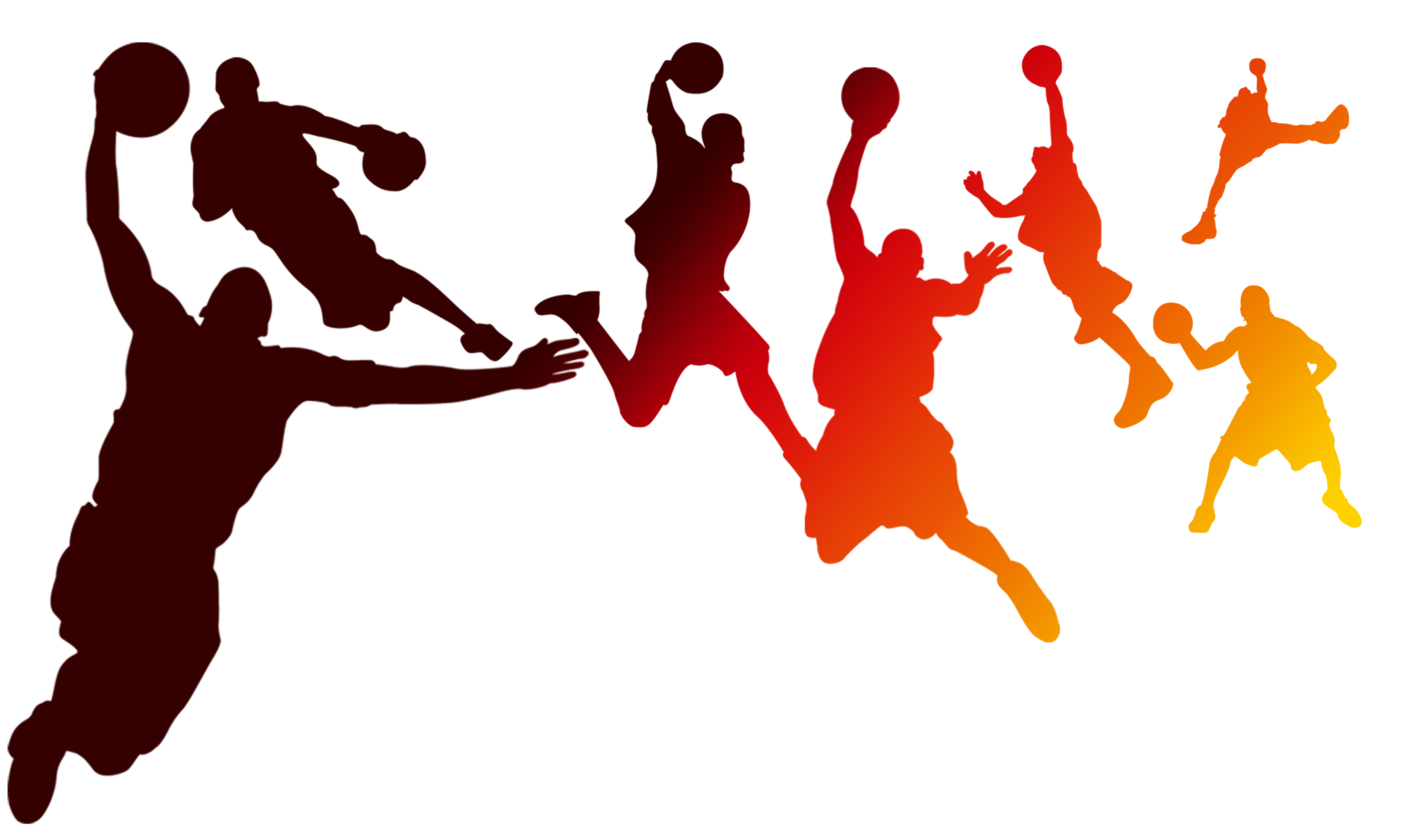Vector Basketball Team Transparent PNG Image