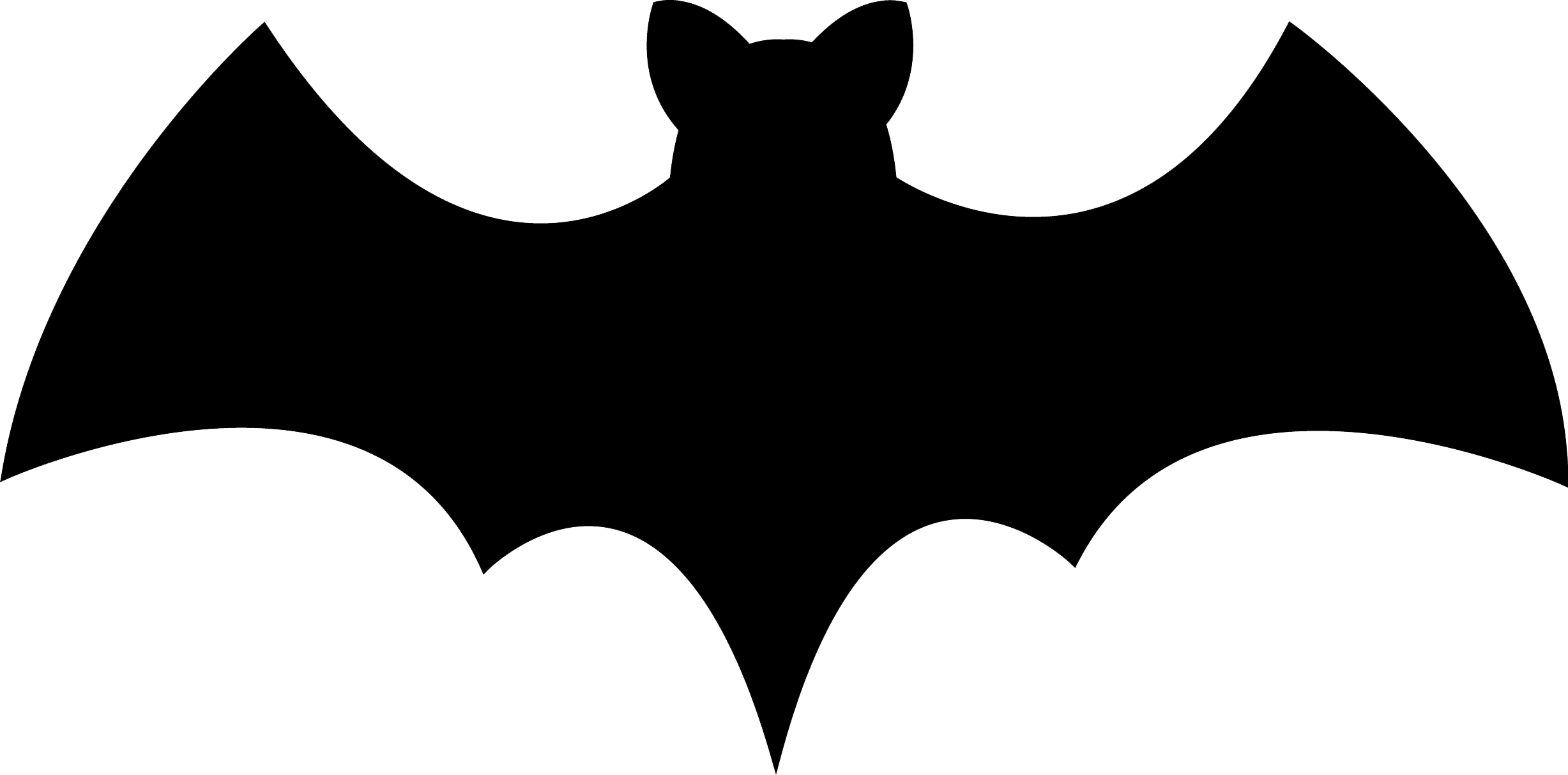 Bat Silhouette Transparent PNG Image