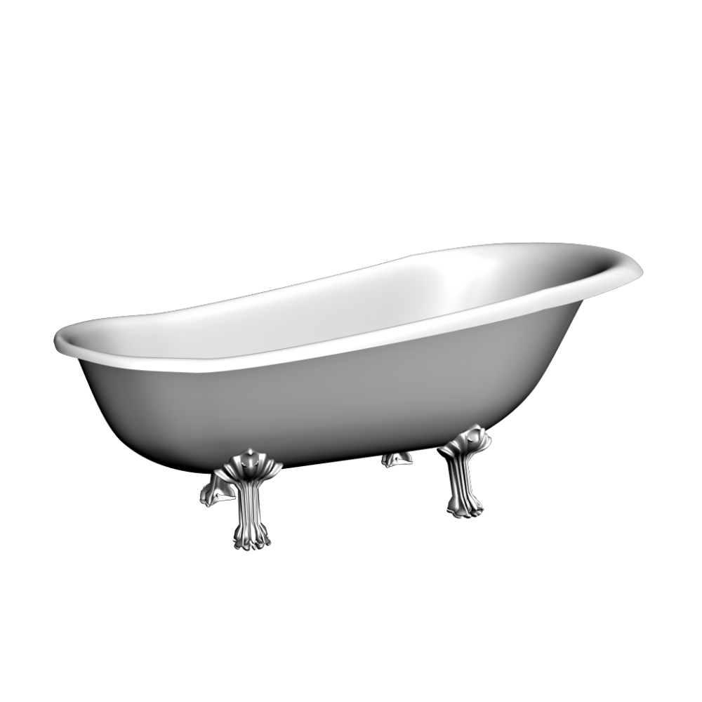 Vector White Bathtub Transparent PNG Image