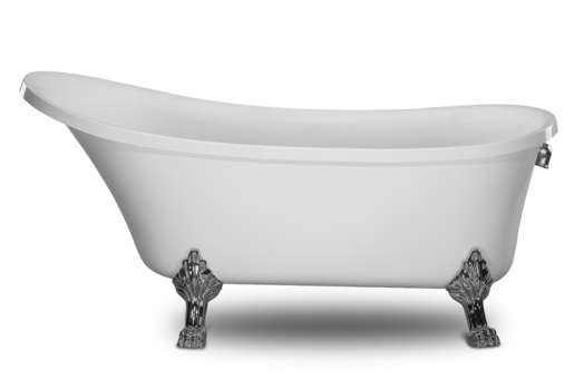 White Bathtub Transparent PNG Image