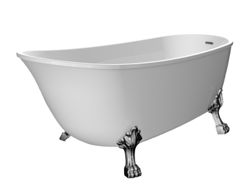 White Bathtub Transparent PNG Image
