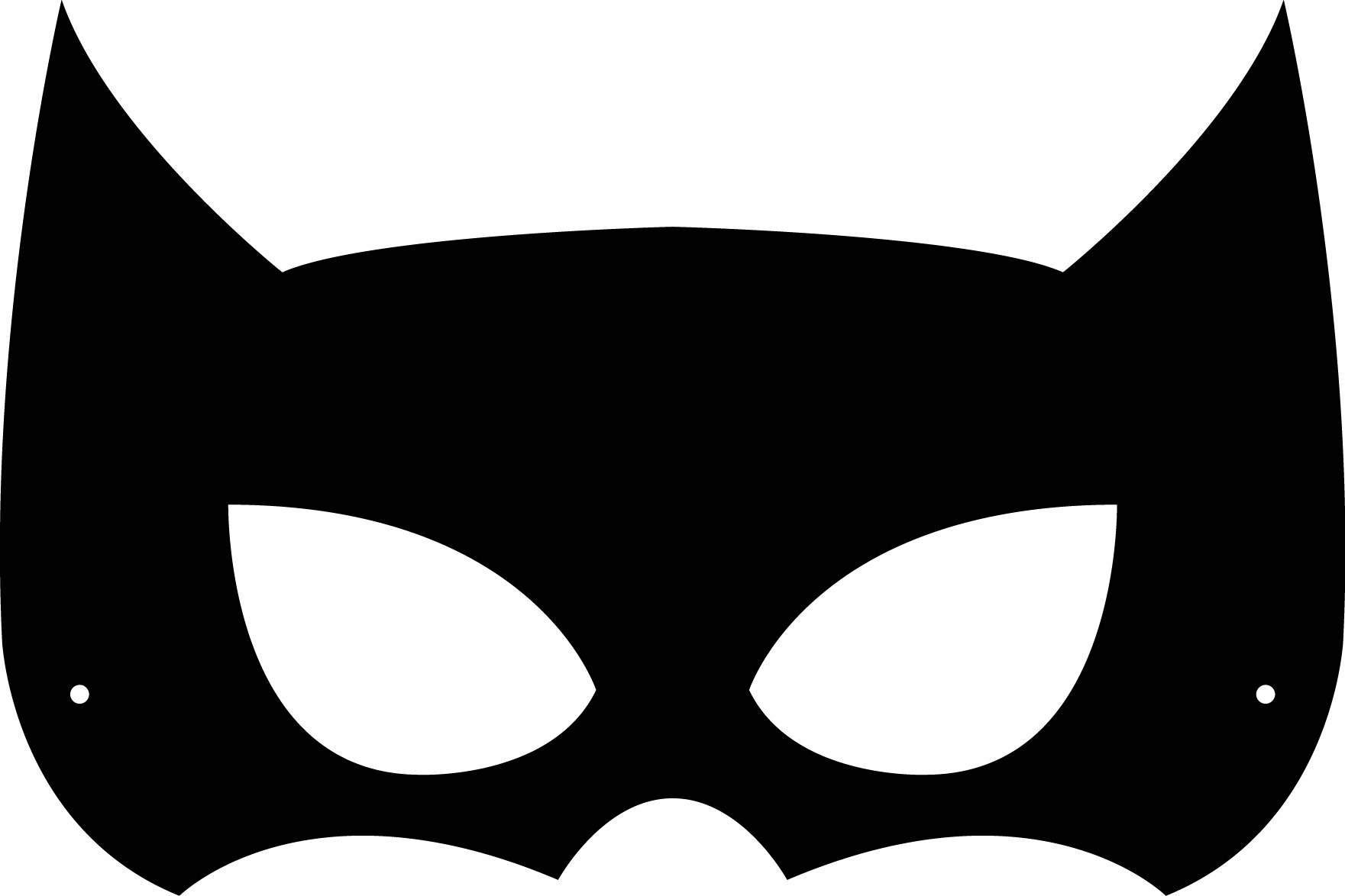 Batman Silhouette Mask Transparent PNG Image