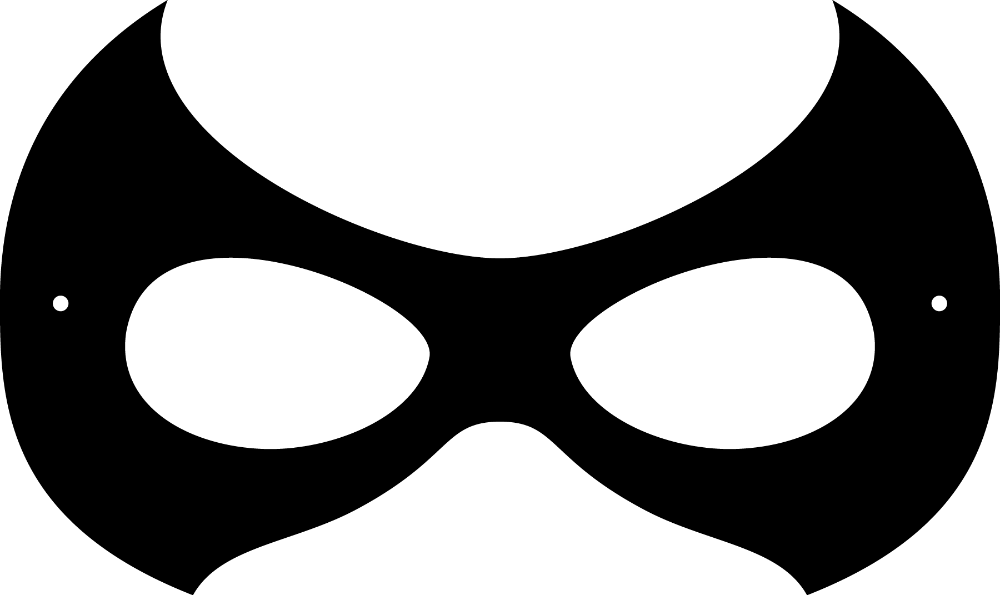 Batman Vector Mask Transparent PNG Image