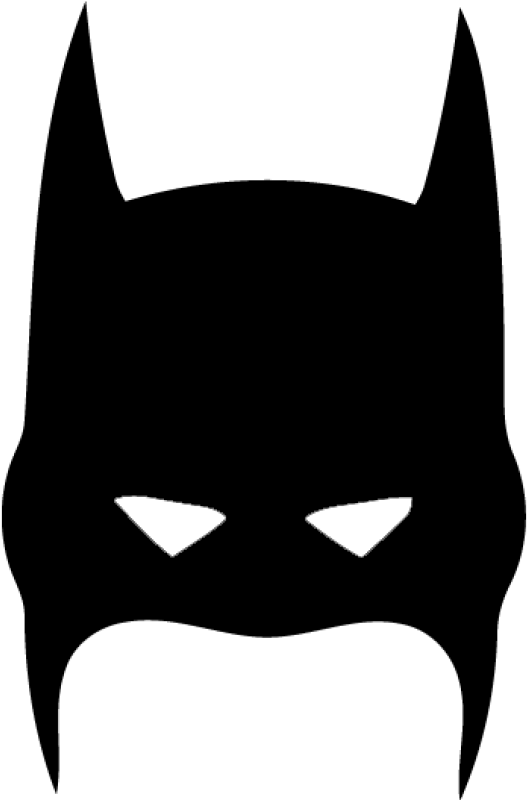 Batman Vector Black Mask Transparent PNG Image