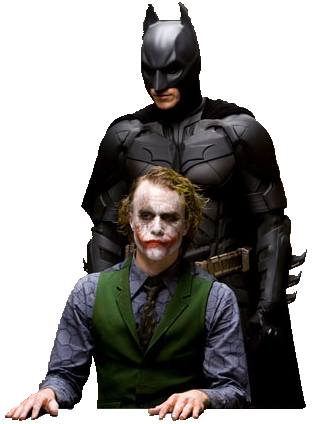 Batman Joker And Batman Transparent PNG Image