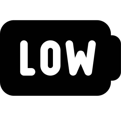 Battery Low Transparent PNG Image