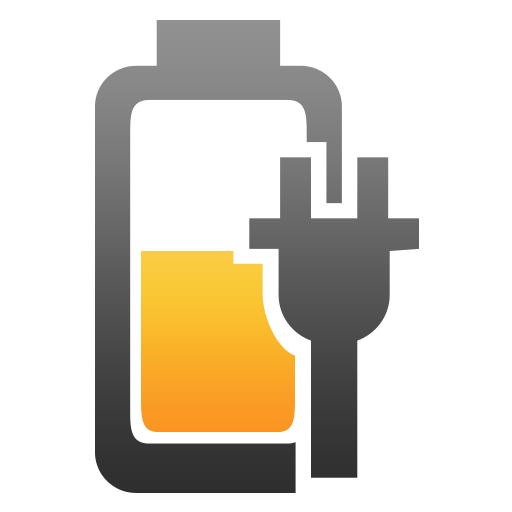 Battery Charging Half Transparent PNG Image