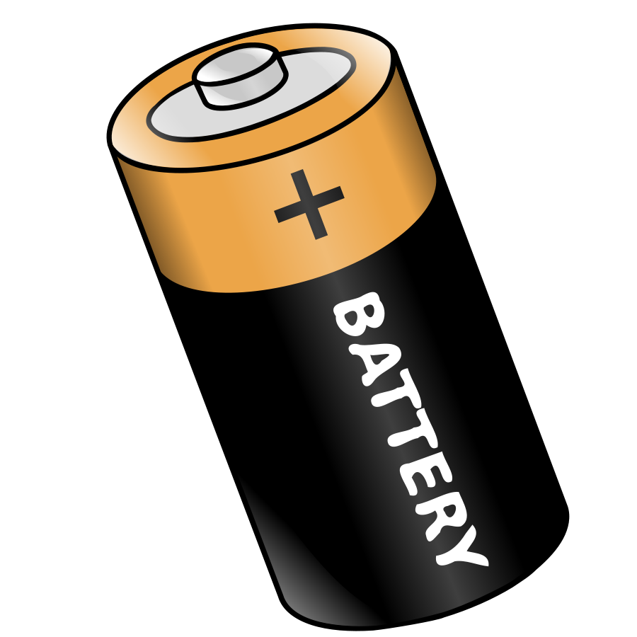 Battery Positive Cell Black Transparent PNG Image