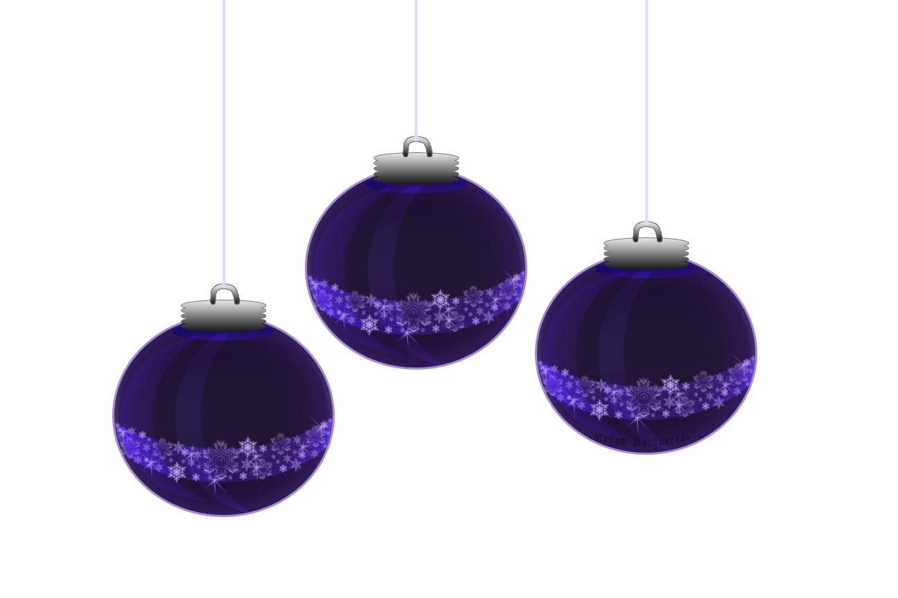 Baubles Transparent PNG Image