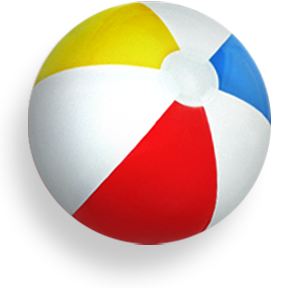 Beach Ball Transparent PNG Image