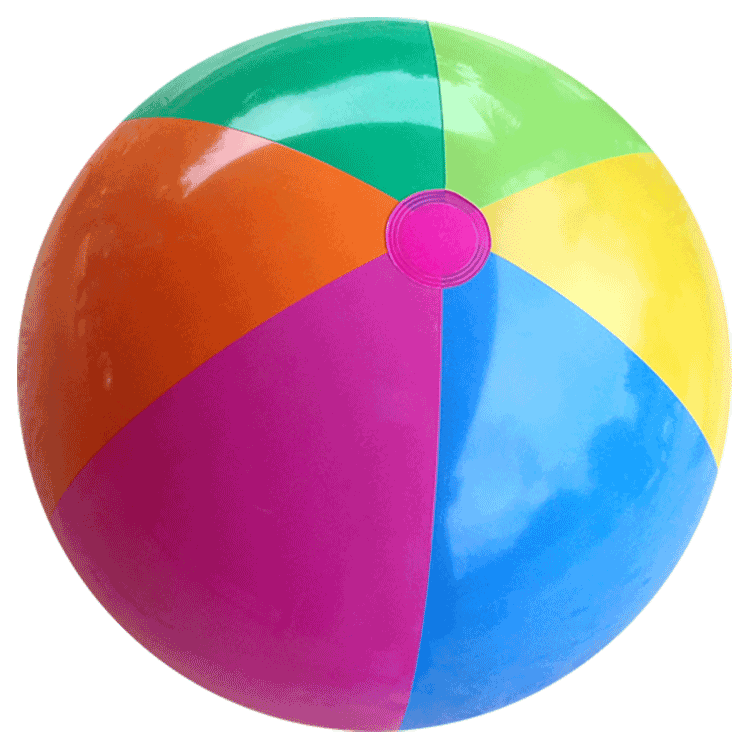 Beach Ball Transparent PNG Image