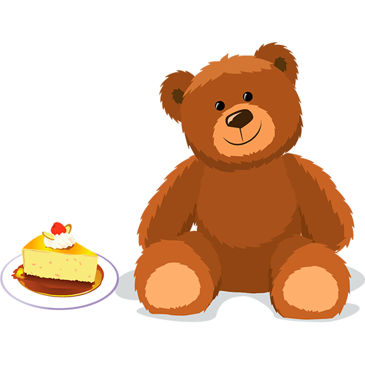 Vector Pastry Bear Transparent PNG Image