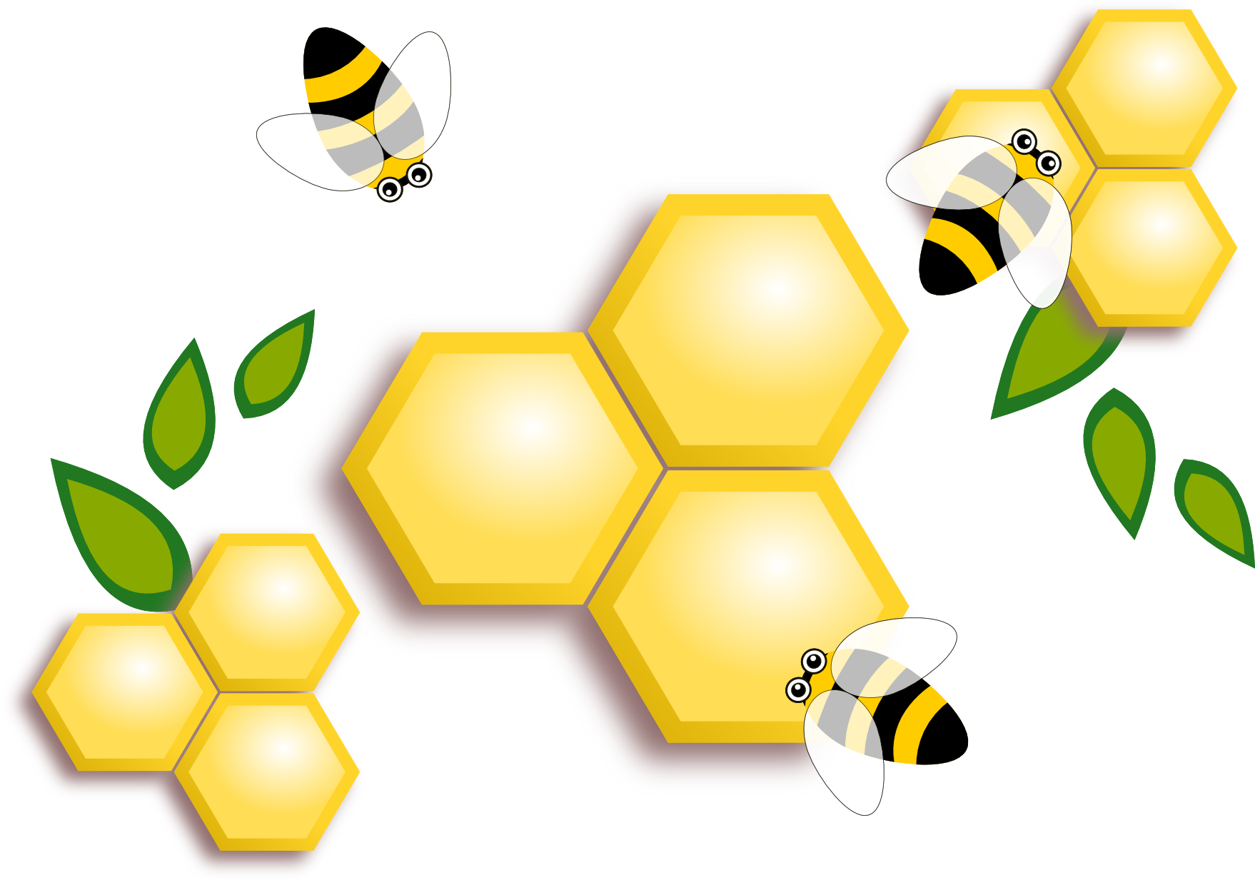 Honey Vector Bee Transparent PNG Image