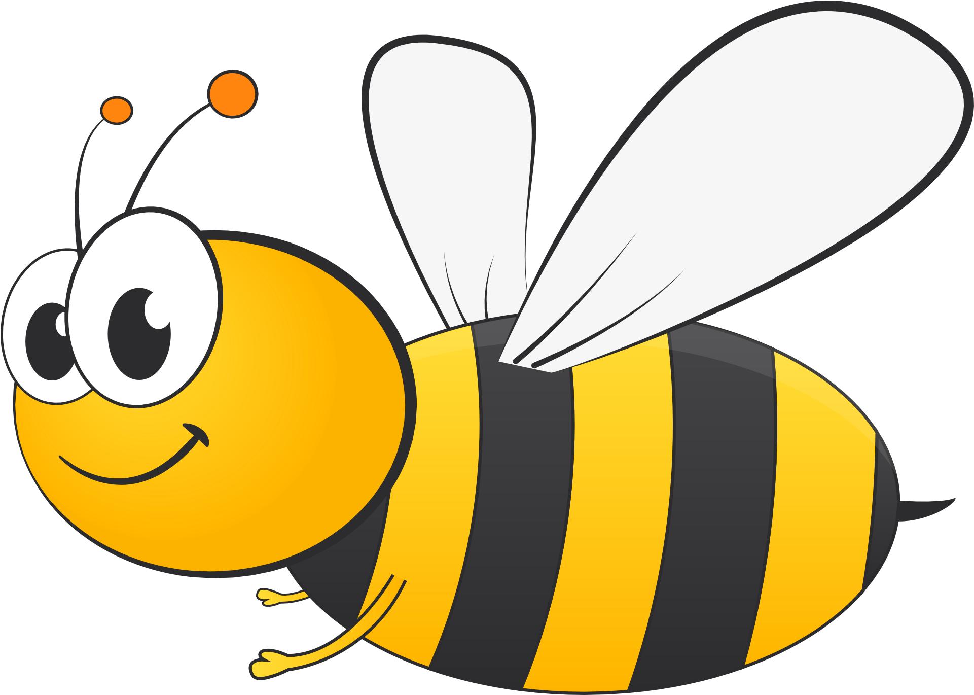 Honey Flying Vector Bee Transparent PNG Image