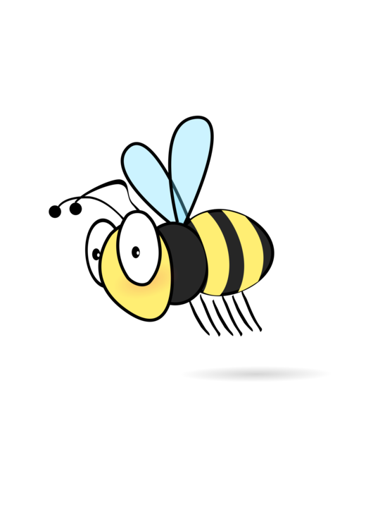 Honey Flying Vector Bee Transparent PNG Image