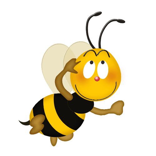 Honey Vector Yellow Bee Transparent PNG Image