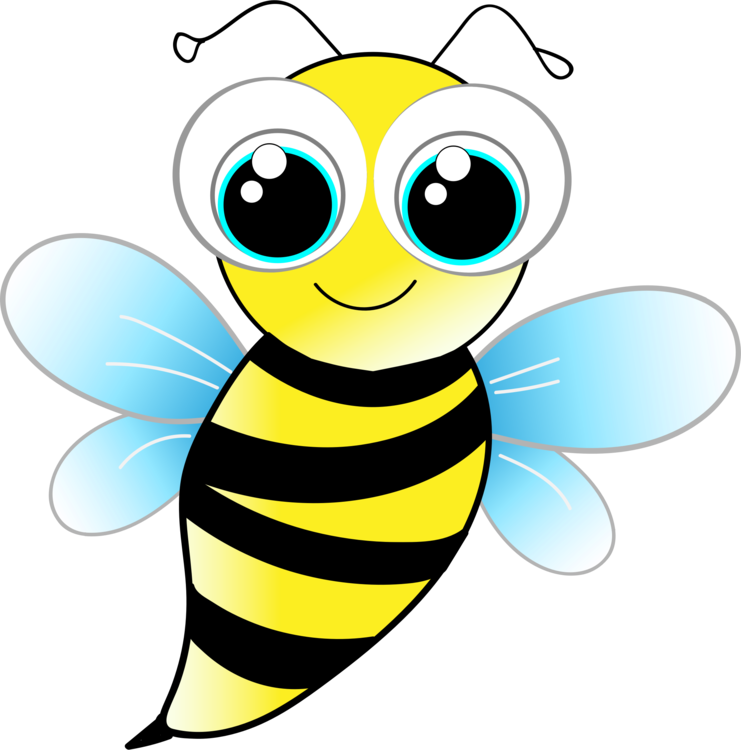 Honey Vector Yellow Bee Transparent PNG Image