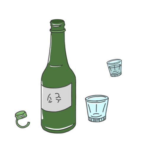Suzhou Glass Beer Bottle Transparent PNG Image