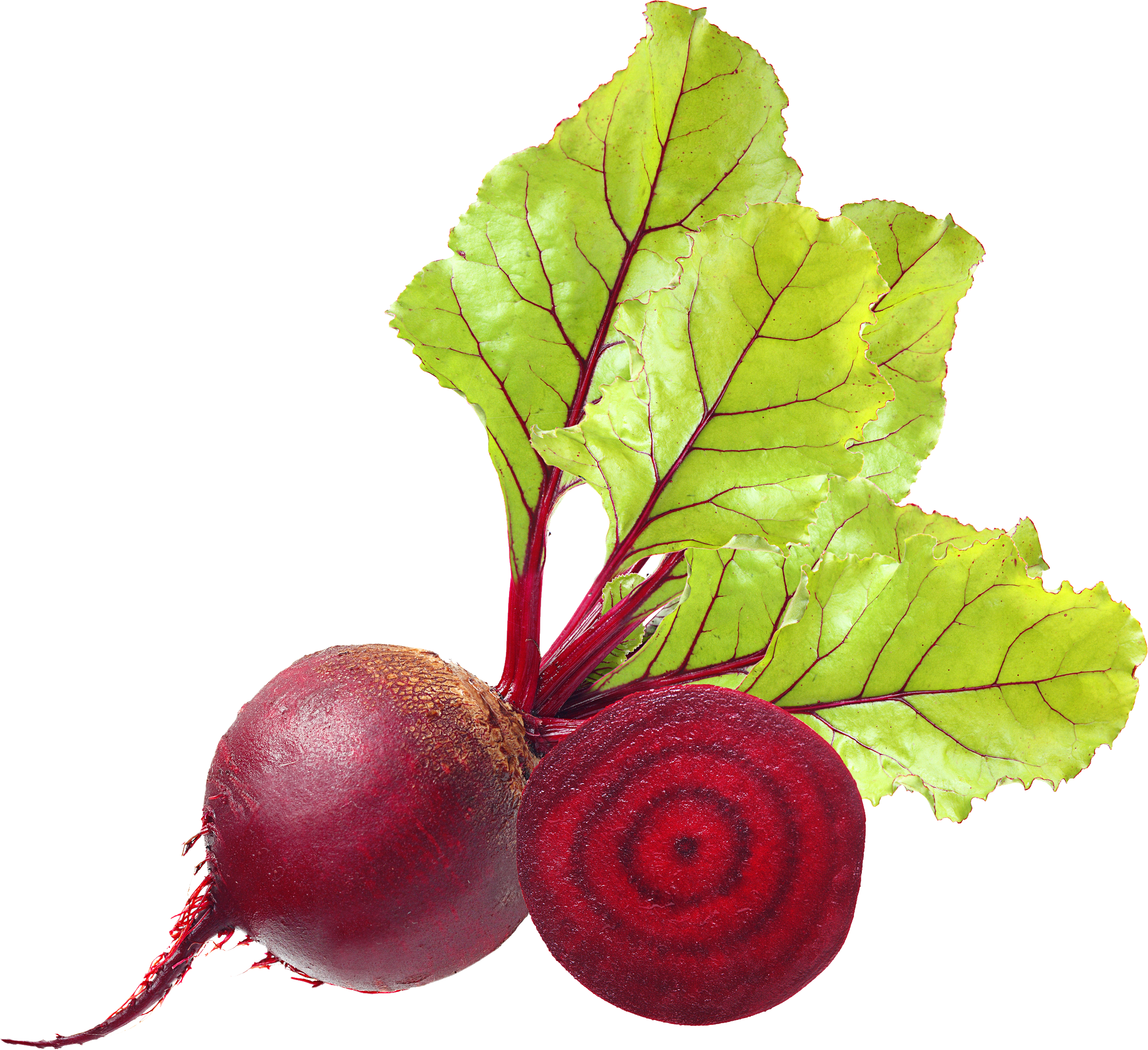 Beetroot Sliced Leaves Green Transparent PNG Image