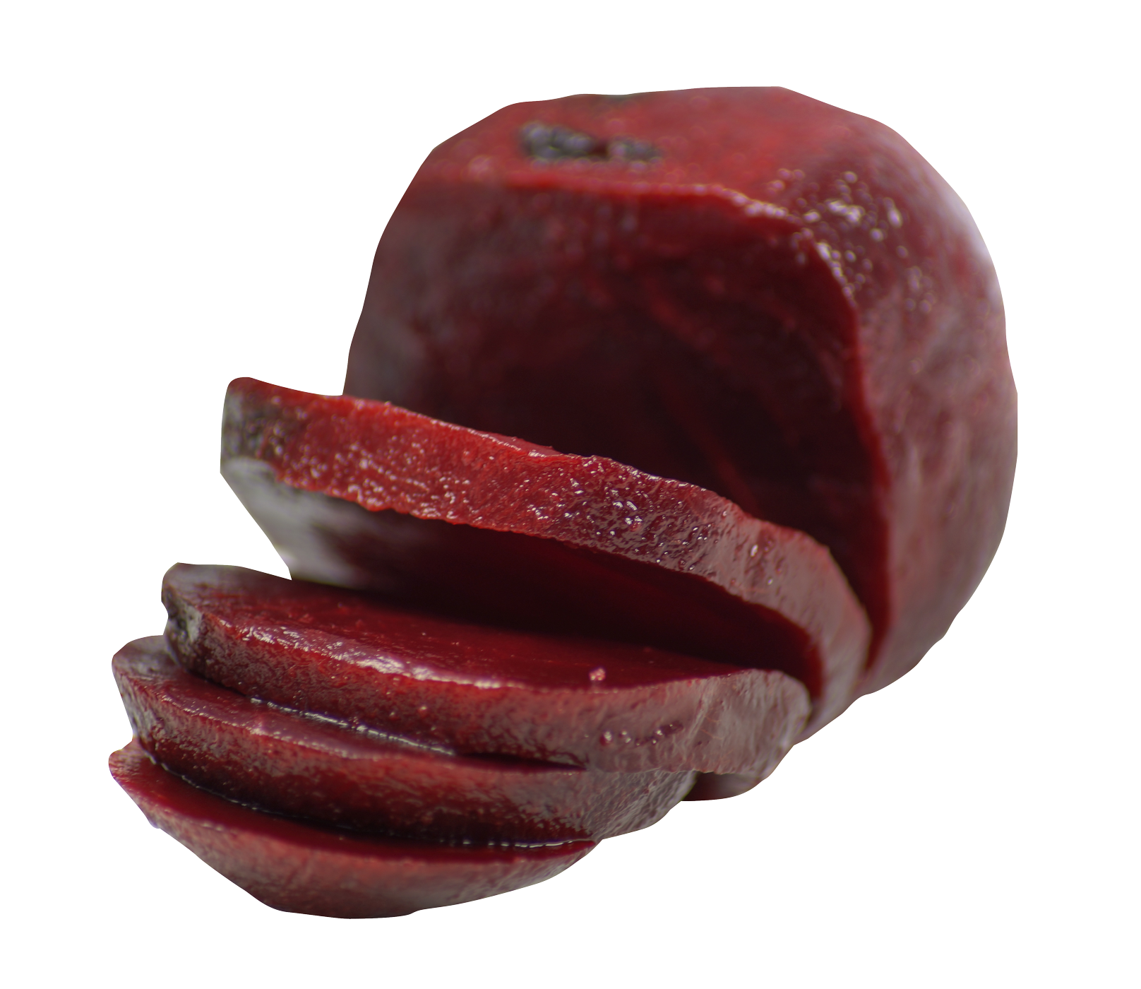 Beetroot Sliced Transparent PNG Image