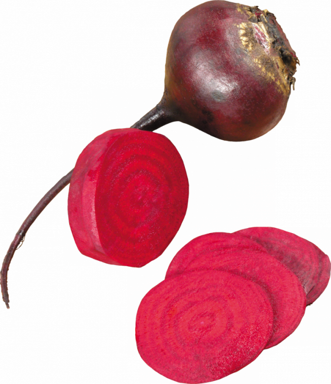 Beetroot Fresh Red Sliced Transparent PNG Image