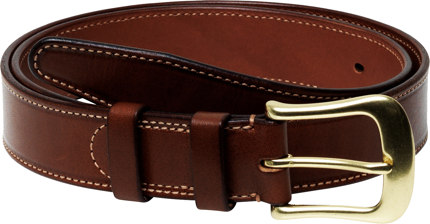 Dark Brown Formal Belt Transparent PNG Image