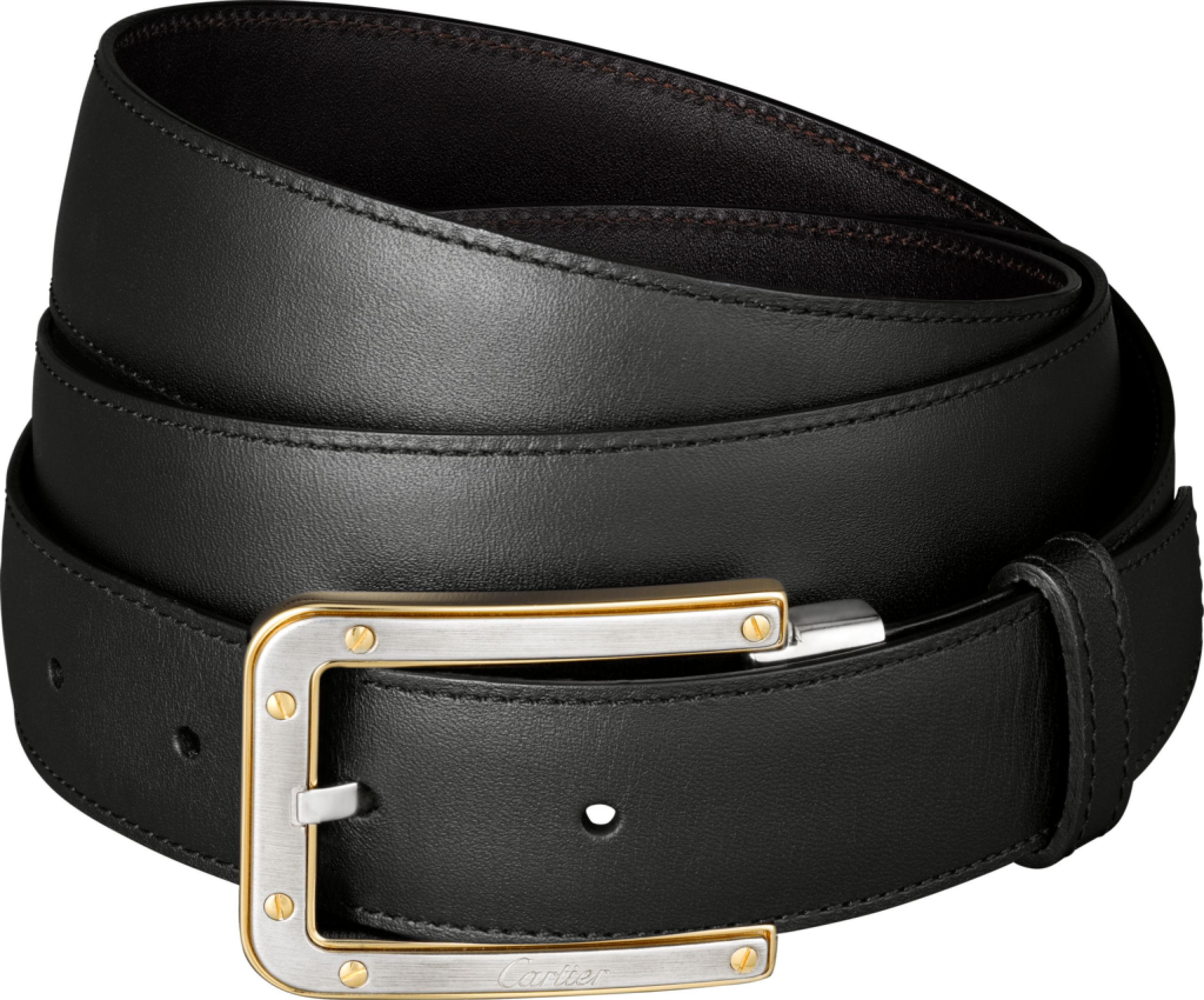 Wide Black Belt Transparent PNG Image