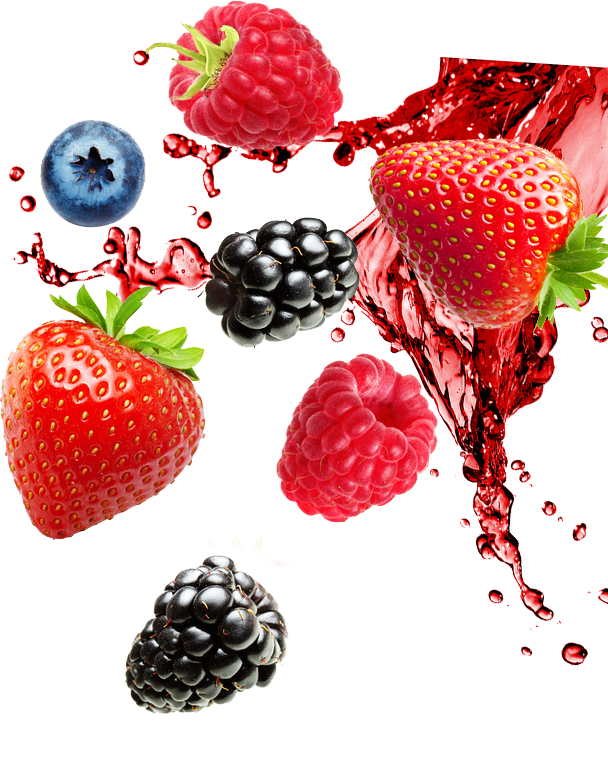 Mix Splash Berry Transparent PNG Image