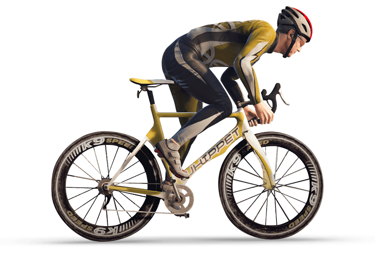 Man On Bicycle Transparent PNG Image
