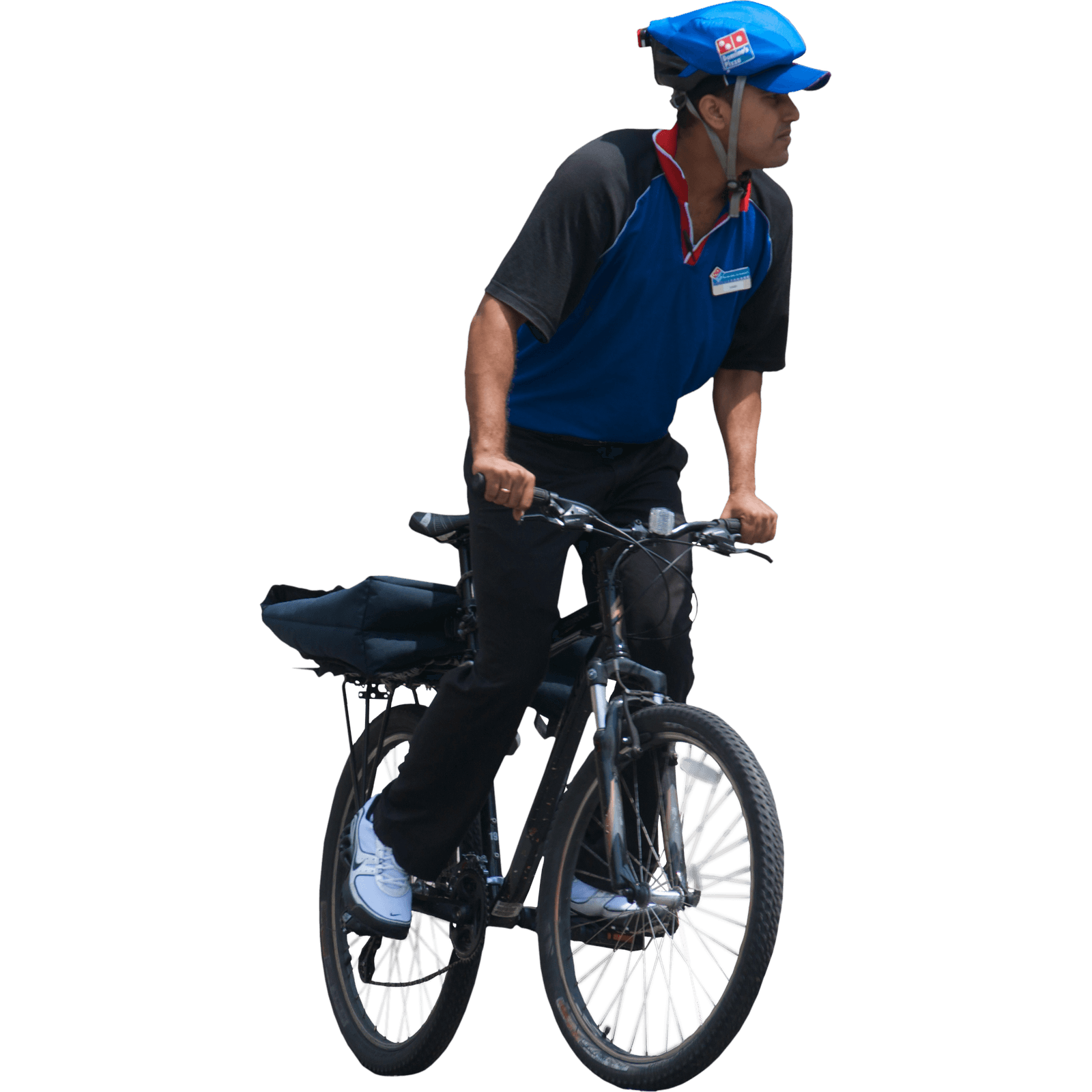Man On Bicycle Transparent PNG Image