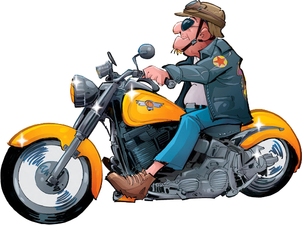 Biker Transparent PNG Image