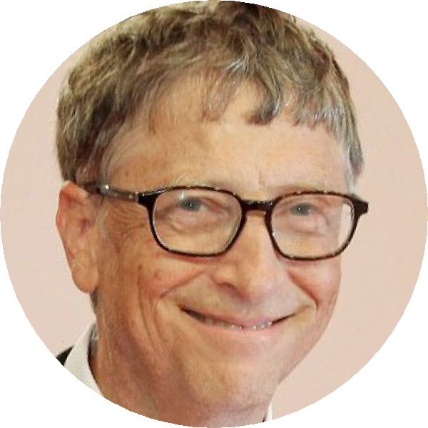 Gates Bill Face Transparent PNG Image