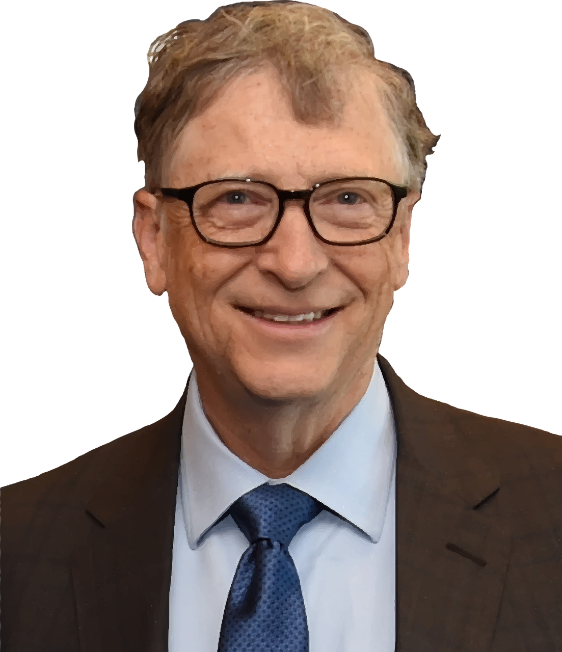 Gates Bill Face Transparent PNG Image