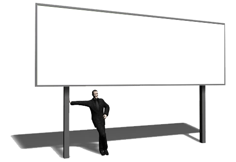 Outdoor Billboard Transparent PNG Image