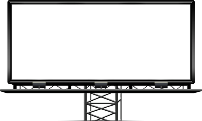 Outdoor Billboard Transparent PNG Image