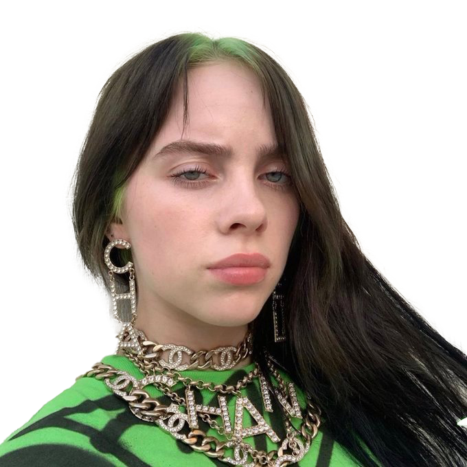 Eilish Billie Transparent PNG Image