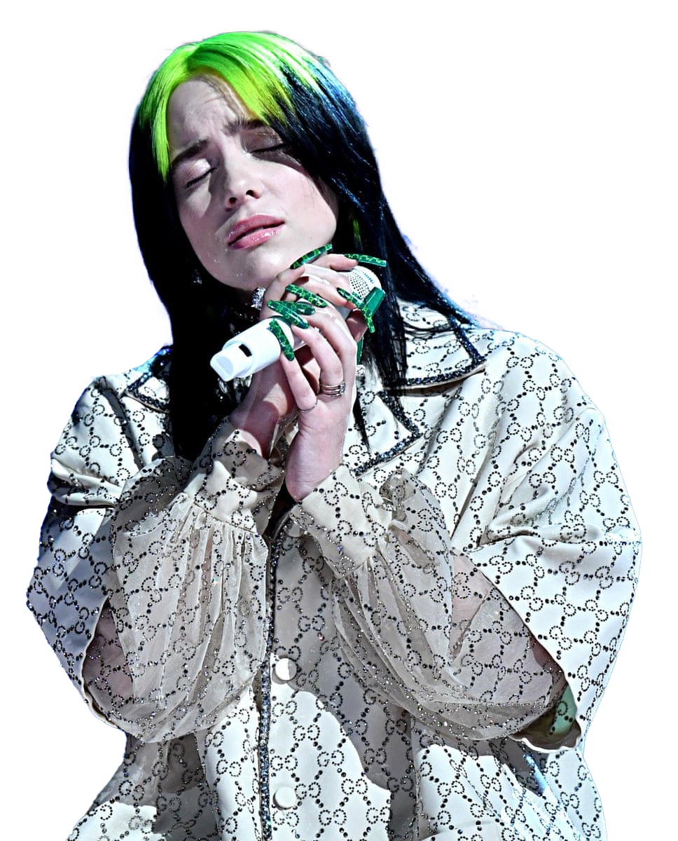 Eilish Singer Billie Transparent PNG Image