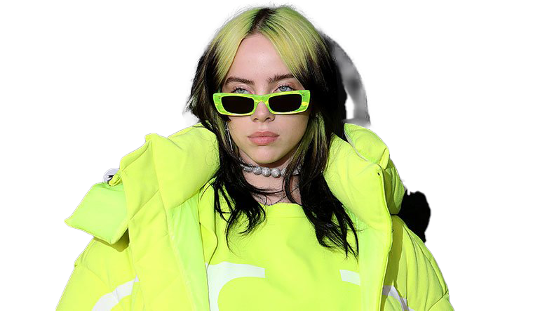 Eilish Singer Billie Transparent PNG Image
