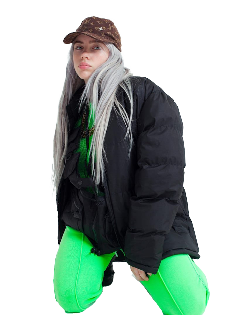 Eilish Singer Billie Transparent PNG Image