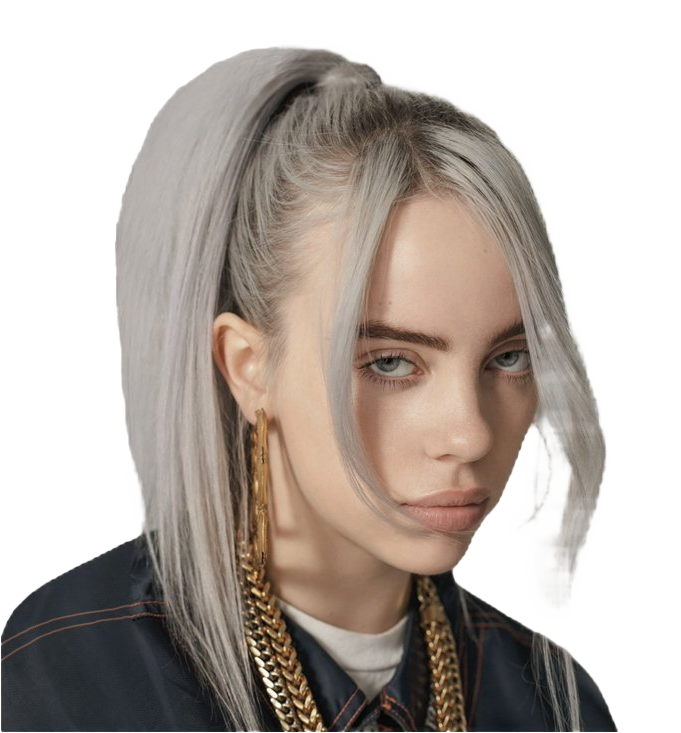 Eilish Singer Billie Transparent PNG Image