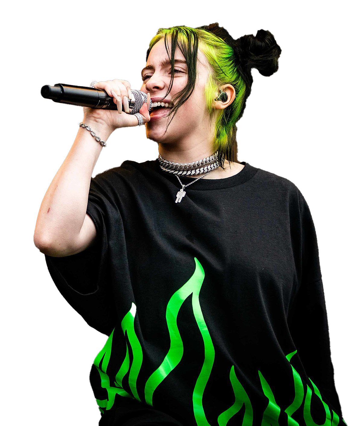 Eilish Singer Billie Transparent PNG Image