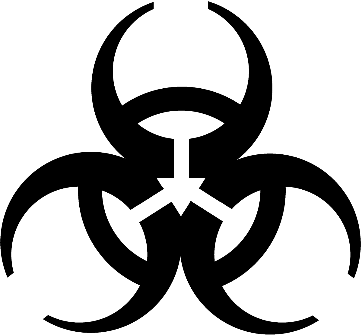Biohazard Symbol Transparent PNG Image