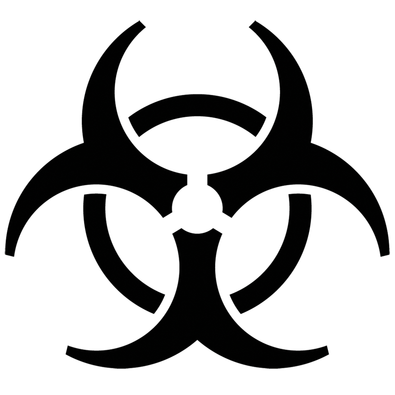 Biohazard Symbol Transparent PNG Image