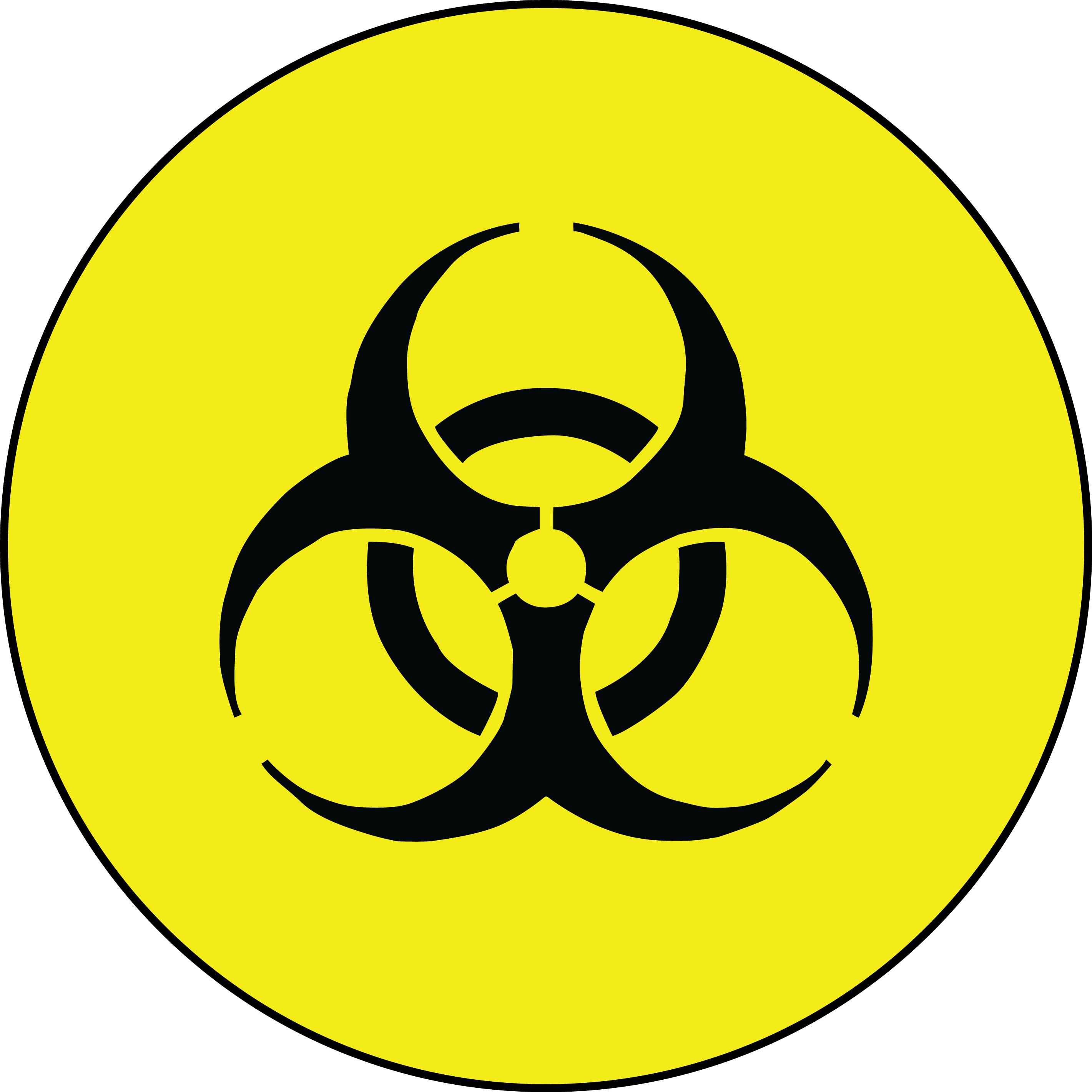 Biohazard Symbol Transparent PNG Image