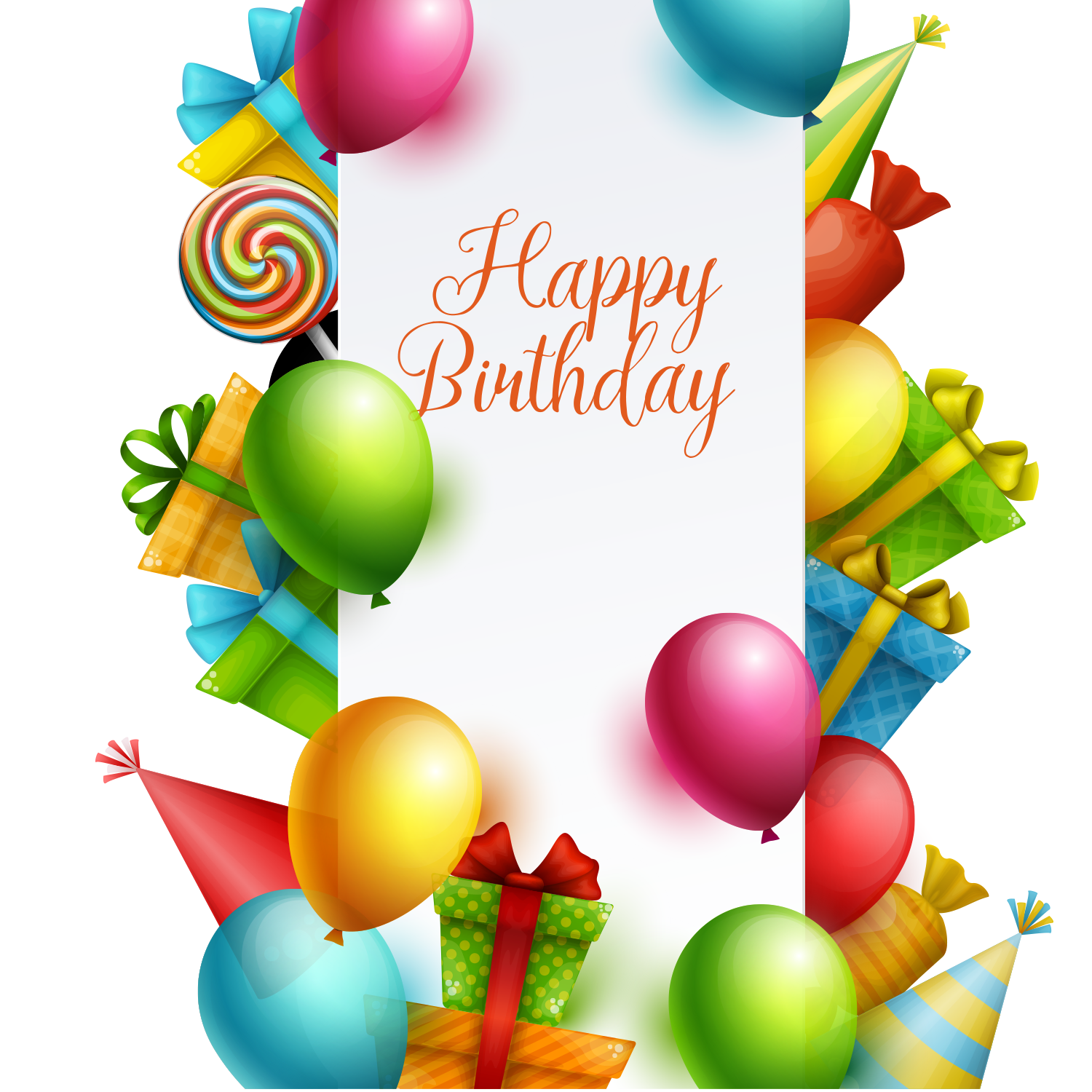Card! Birthday Happy Transparent PNG Image