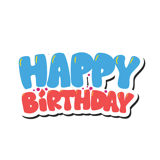 Text Birthday Happy Transparent PNG Image