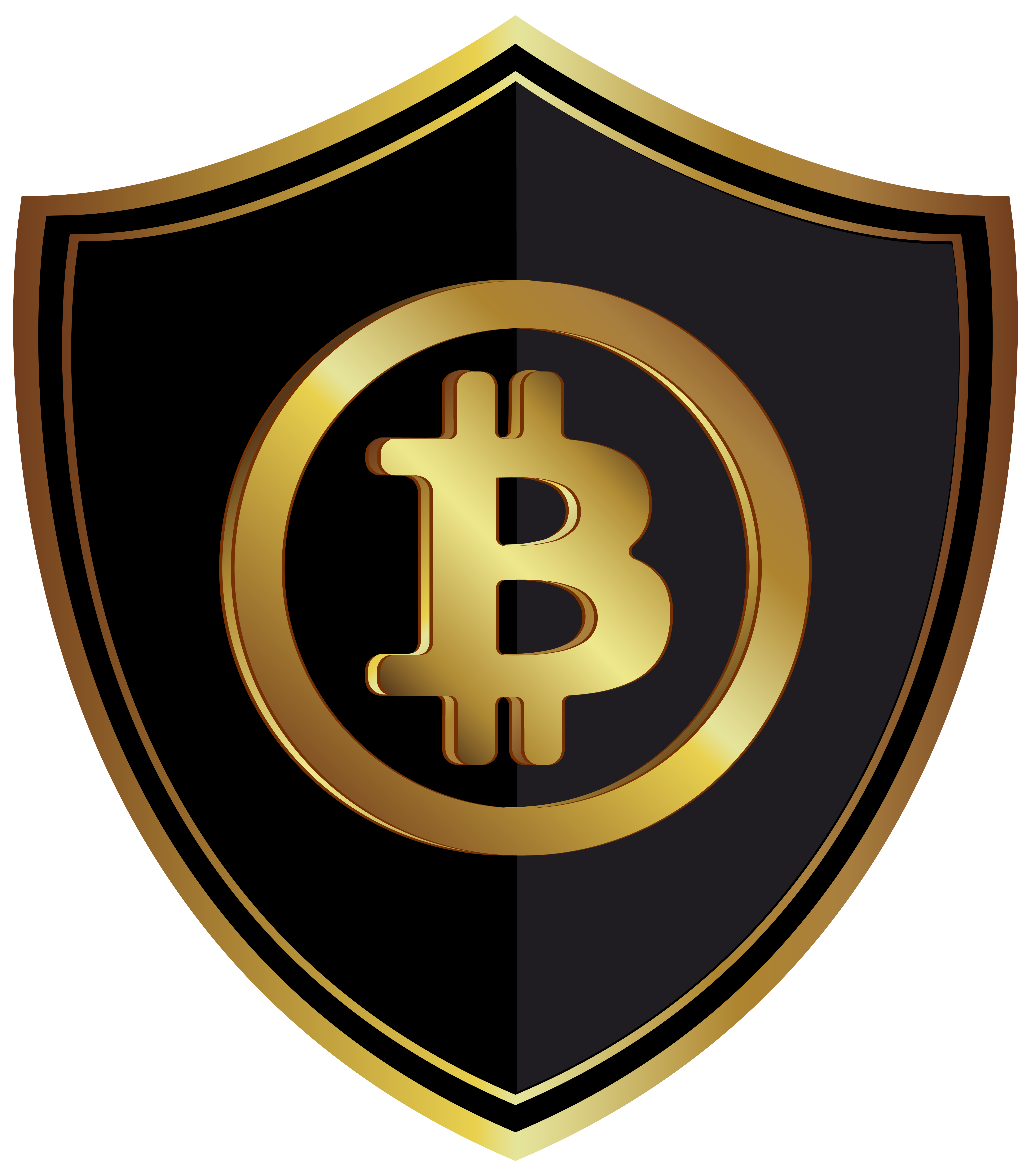 Cryptocurrency Badge Bitcoin Gold File Transparent PNG Image