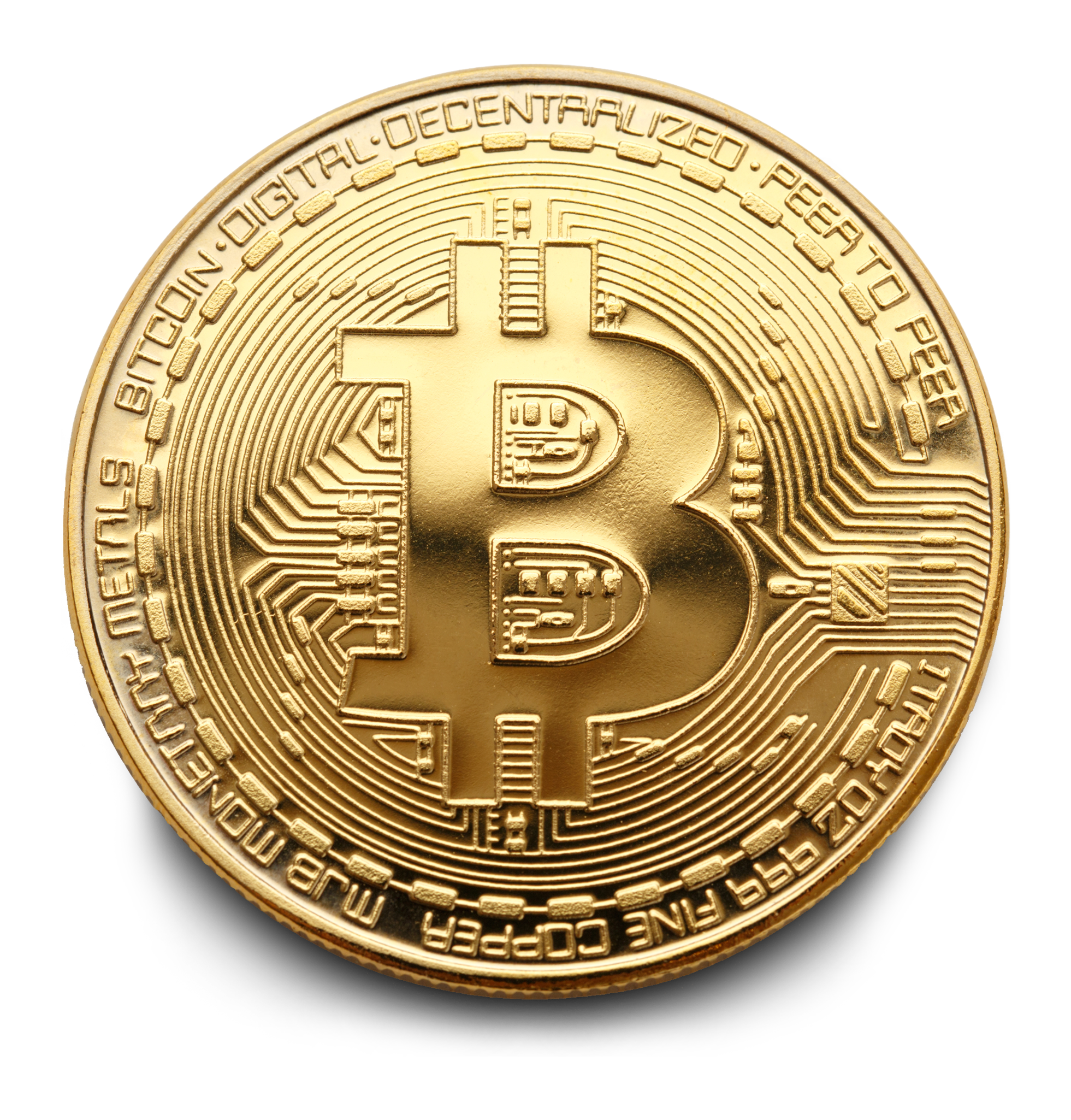 Cryptocurrency Ethereum Bitcoin Gold Cash Frame Transparent PNG Image