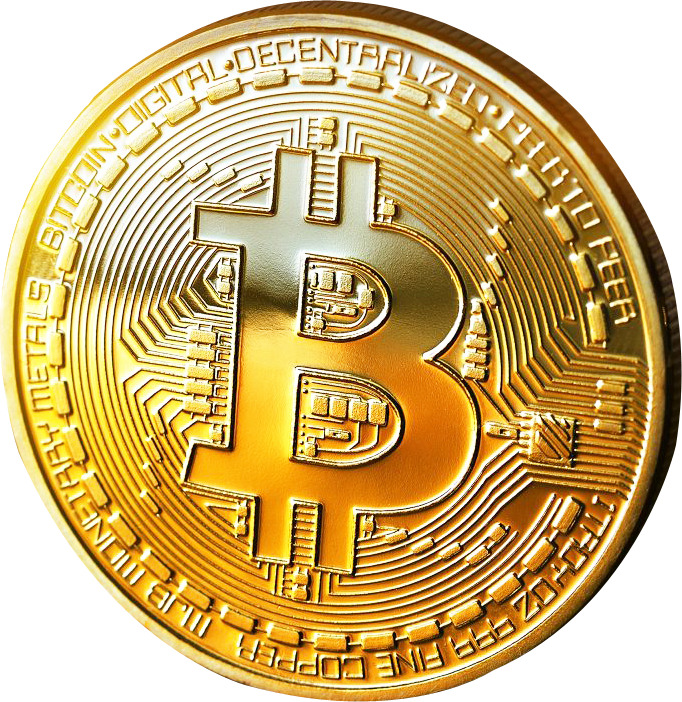 Cryptocurrency Bitcoin Gold Transparent PNG Image