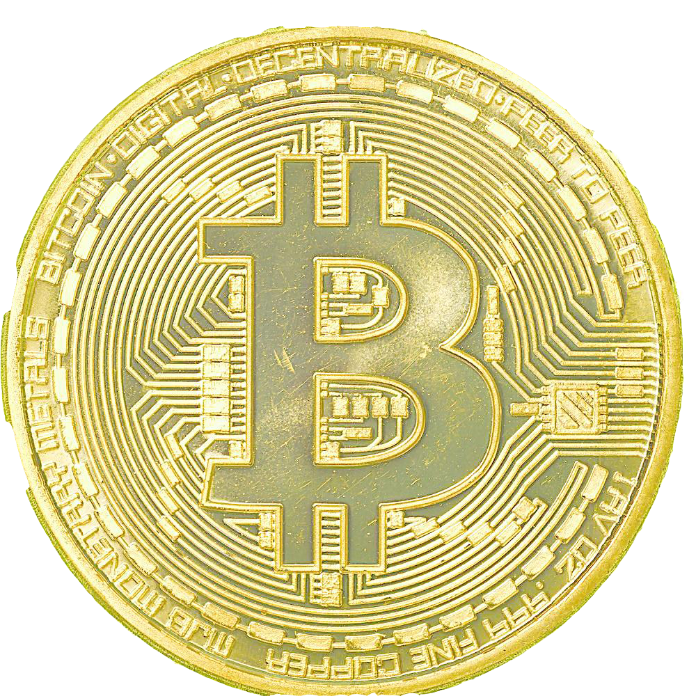 Collecting Plating Material Bitcoin Gold Transparent PNG Image